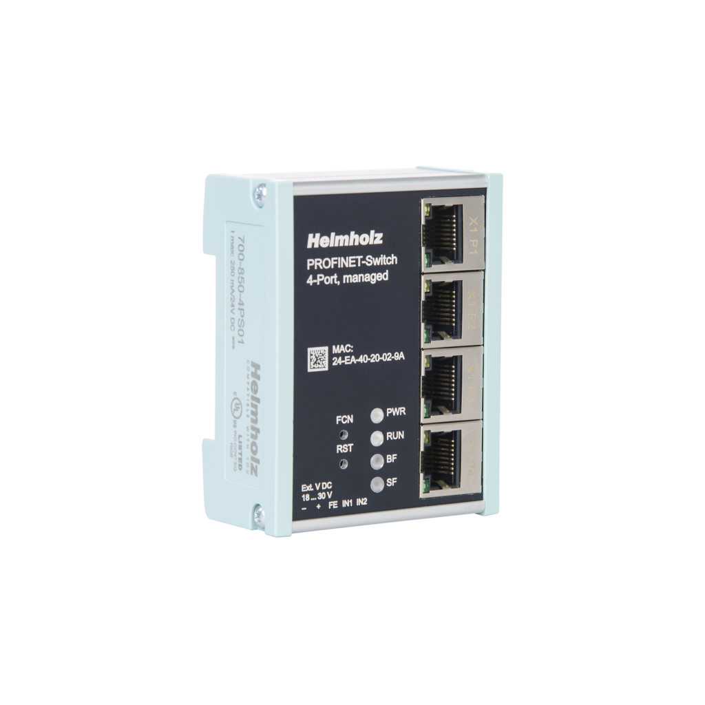 Profinet 4 Pin Cross PROFINET Switch 4/8/16 puertos